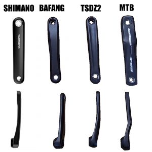 Cranks: Shimano Steps E6000, Bafang, TSDZ2 and MTB for torque sensor + MPe computer